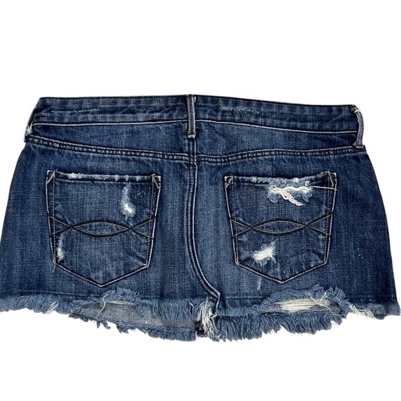 Abercrombie & Fitch ASO Vampire Diaries Denim Micro Mini Skirt‎ Size 00 - Picture 3 of 7